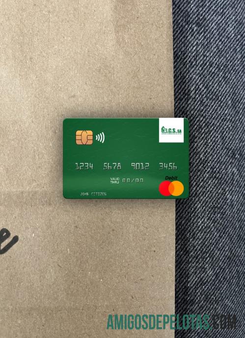 Mali Banque Commerciale Du Sahel Mastercard Photolook Frente exemplo real